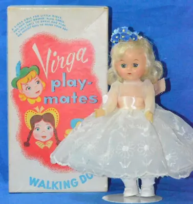 Vintage 8  Virga Bridesmaid In Original Box SLW ML Stand • $39.99