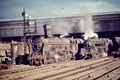 L.M.R.Steam Railway Colour Slide  4-6-0 46166 London Rifle Brigade &44997 Perth • £0.99