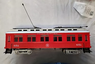 Hartland HLW Pacific Electric Interurban Trolley #651 Powered G Scale Used • $200