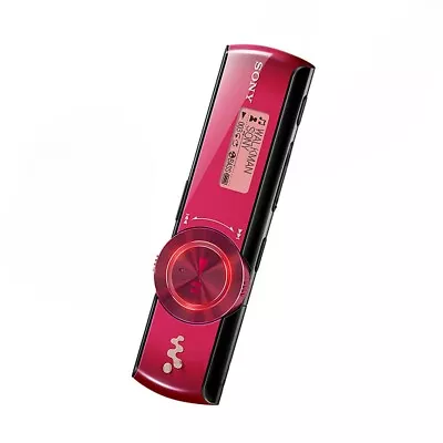 Red Sony MP3 NWZ-B173F Protable Music Player 4GB Walkman USB MP3 Player US • $26