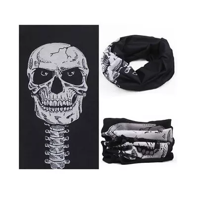 Skull Bandana Mask Headband Balaclava Motorcycle Scarf Fishing Cycling AUS Stock • $6.99