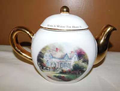 Thomas Kinkade 4 Cups Teapot Home Is Where The Heart Is II Painter Of Light • $12.95