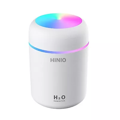 HINIO Colorful Cool Mini Humidifier USB Personal Desktop Humidifier For Car • $11.69