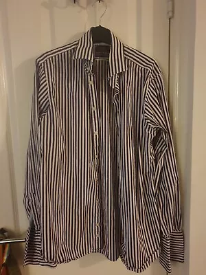 Pair Of Sartorial M&S Mens Long Sleeve Shirts - 16in Collar - Great Condition • £6