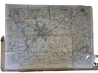 Ww2 1942 Nottingham Map Ww2 Memorabilia • £20