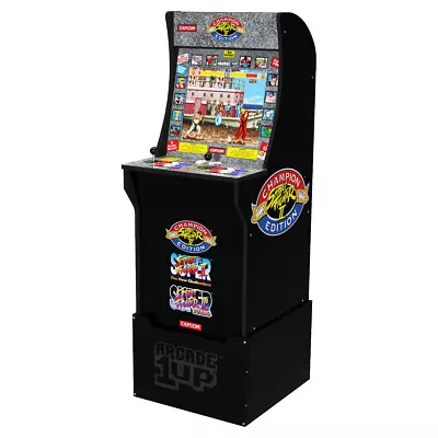 Arcade 1Up Street Fighter 3 In 1 Retro Video Game Cabinet With Riser • $299