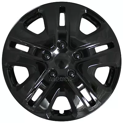 17  Black Set Of 4 Wheel Covers Full Rim Hub Caps Fit R17 Tire & Steel Wheels • $69.99