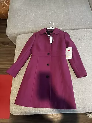 J.Crew Classic Lady Day Coat 4P  Pink Wool Blend • $169