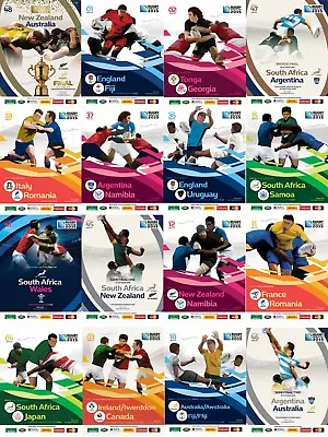 £12 • Buy RUGBY WORLD CUP 2015 PROGRAMMES MATCHES 25 To 48 RWC PROGRAMMES INCLUDING FINAL