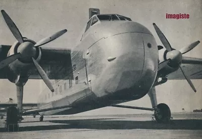 Vintage Paper Image (Aviation): Bristol Freighter • $15