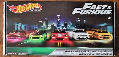 $169.99 • Buy Fast And Furious Hot Wheels Fast Original Premium Box 5 Pack Complete Set Opened