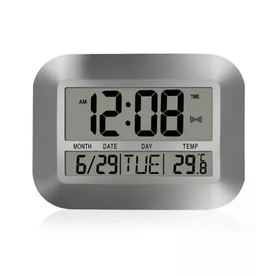 LED Digital Wall Clock Battery Operated Large Digital Clock W/ Temperature Date  • $33.90