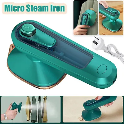 Micro Steam Iron Mini Garment Steamer Portable Handheld Clothes Ironing Machine • $13.88