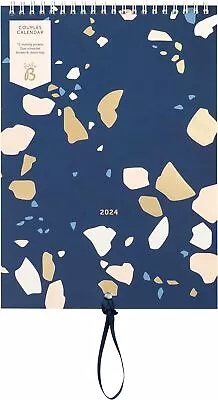 Couples Wall Calendar January To December 2024 – Terrazzo – Slim Year • £11.99