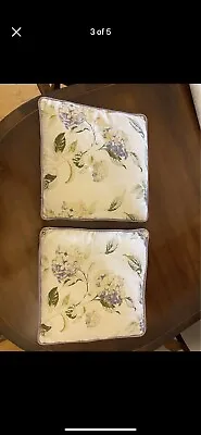 LAURA ASHLEY  2 X Hydrangea Cushions • £45