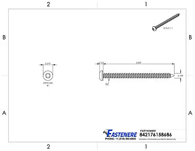 #6 Square Drive Pan Head Sheet Metal Screws Self Tap Stainless Steel All Lengths • $183.20