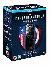 Captain America: 3-movie Collection Blu-ray (2016) Chris Evans Johnston (DIR) • £6.97