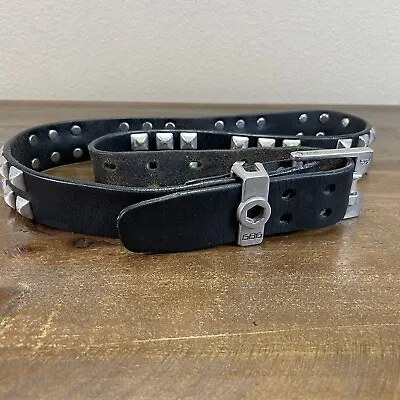 686 The Original Tool Belt Unisex Belt Black Leather Studded Screwdriver 47” • $30