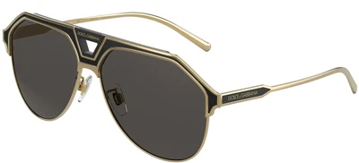 $320.10 • Buy Dolce & Gabbana MIAMI DG 2257 Gold/Dark Grey 60/13/150 Men Sunglasses