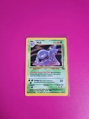 Pokemon Muk Holo Fossil 13/62 Lightly Played • £5.49