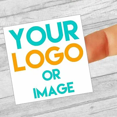 £2.99 • Buy Custom Labels/stickers Logo 60mm Square Personalised Business/Company Name