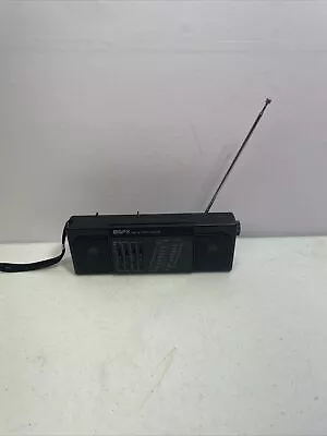 Vintage GPX AM/FM Stereo Receiver Mini Boombox Portable Radio Model A270 Black • $20