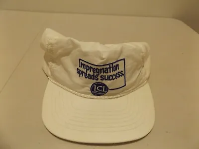 Vintage--ICI   Impregnation Spreads Success   White  Cap Adjustable Strap Back • $10