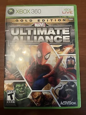 Marvel: Ultimate Alliance -- Gold Edition (Microsoft Xbox 360 2007) • $138.12