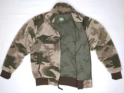 Rare Cabela's Berber Fleece  Scent-lok  Hunting Jacket Men's M Outfitter Camo • $129.95