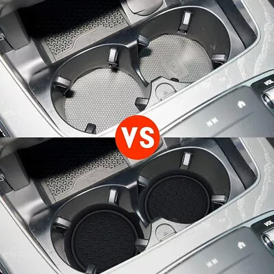 2pcs Black Car Silicone Environmentally Friendly Cup Mat Anti-slip Pad Interior • $7.47
