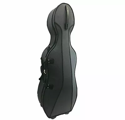 Strong 3/4 Cello Foamed Gray Case With Two Wheels / Free Rosin • $205