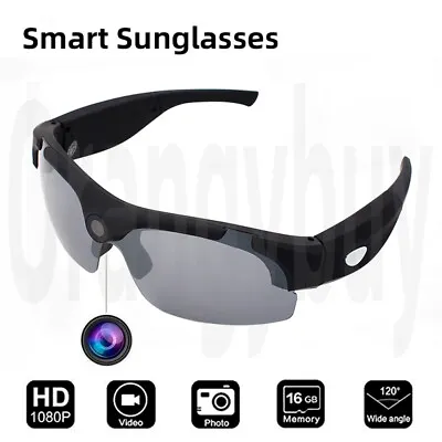 1080 HD Sunglasses Smart Camera Outdoor Cycling Climbing Sport Video Recorder • $129.99