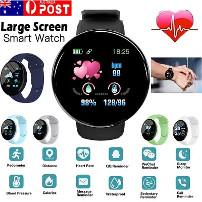 $18.99 • Buy Smart Watch Bluetooth Fitness Tracker Bracelet Sport Heart Rate Blood Pressure