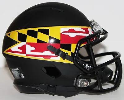 2014 Maryland Terrapins Custom Riddell Mini Helmet Vs Wisconsin • $65