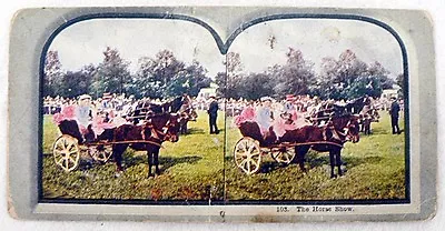 The Horse Show Stereo View Card # 103 • $8