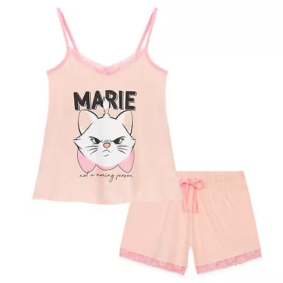 Disney Ladies Pyjamas Marie Lounge Sets For Women Aristocats Cotton PJs • £14.49