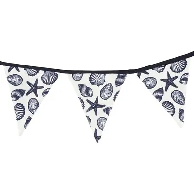 All Over Seashell Fabric Bunting • £14.99