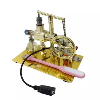 Hot Air Stirling Engine Experiment Model Electric Generator Educational Mini Eng • $69.99