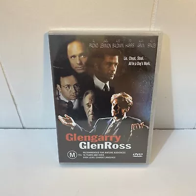 $20 • Buy Glengarry Glen Ross Dvd Film Region 4 Brand New Sealed Al Pacino Kevin Spacey