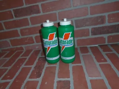 Gatorade Thirst Quencher Vintage Water Bottles Lot Of 2 In Good Condition • $22.99