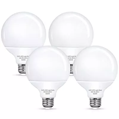G25 LED Vanity Light Bulbs 100W LED Globe Bulb Equivalent 9W LED Vanity Bulbs • $24.09
