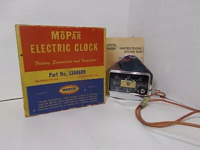 NOS MoPar 1949 49 Dodge Plymouth Clock.. Beautiful...  Works Perfectly • $394.95