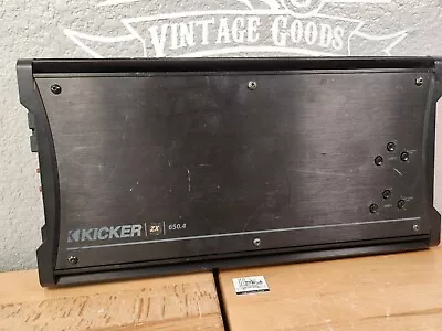 Kicker ZX650.4 Old School Car Audio Amp 4-Channel • $250