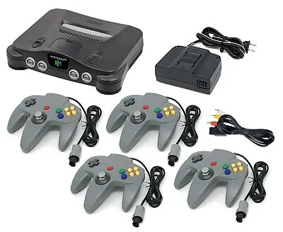 Authentic Nintendo 64 N64 Console System + Pick Voomwa Controllers + US Seller • $169.99