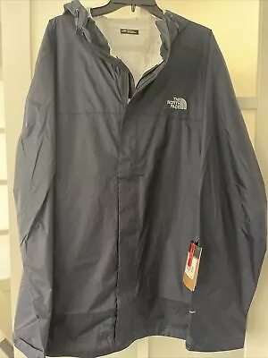 NEW! The North Face ~ Mens Venture 2 ~ Waterproof Rain Jacket Navy Blue ~ XXL • $74.95