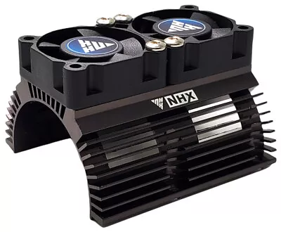 NHX V2 1/8 Heatsink W/ Twin High Speed Tornado Cooling Fans Gray: E-REVO 2.0 • $19.95