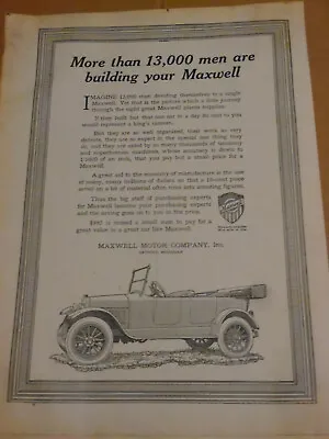 $1.18 • Buy 1918 1919 1920 1917 Maxwell Automobile Advertisement Ad Copy