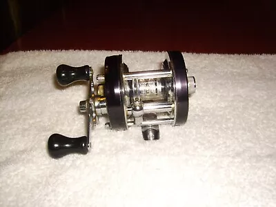 $26 • Buy Vintage Ambassadeur Abu Sweden 5000c Black 1973 Baitcasting Reel Works
