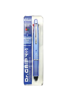 Pilot Dr Grip 4+1 Sky Blue Pen With Mechanical Pencil P-BKHDF1SFN-SB 636939 • $14.45