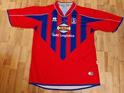£49.99 • Buy Classic Crystal Palace 2007-2008 Mens Xxxl Home Football Shirt Errea Signed